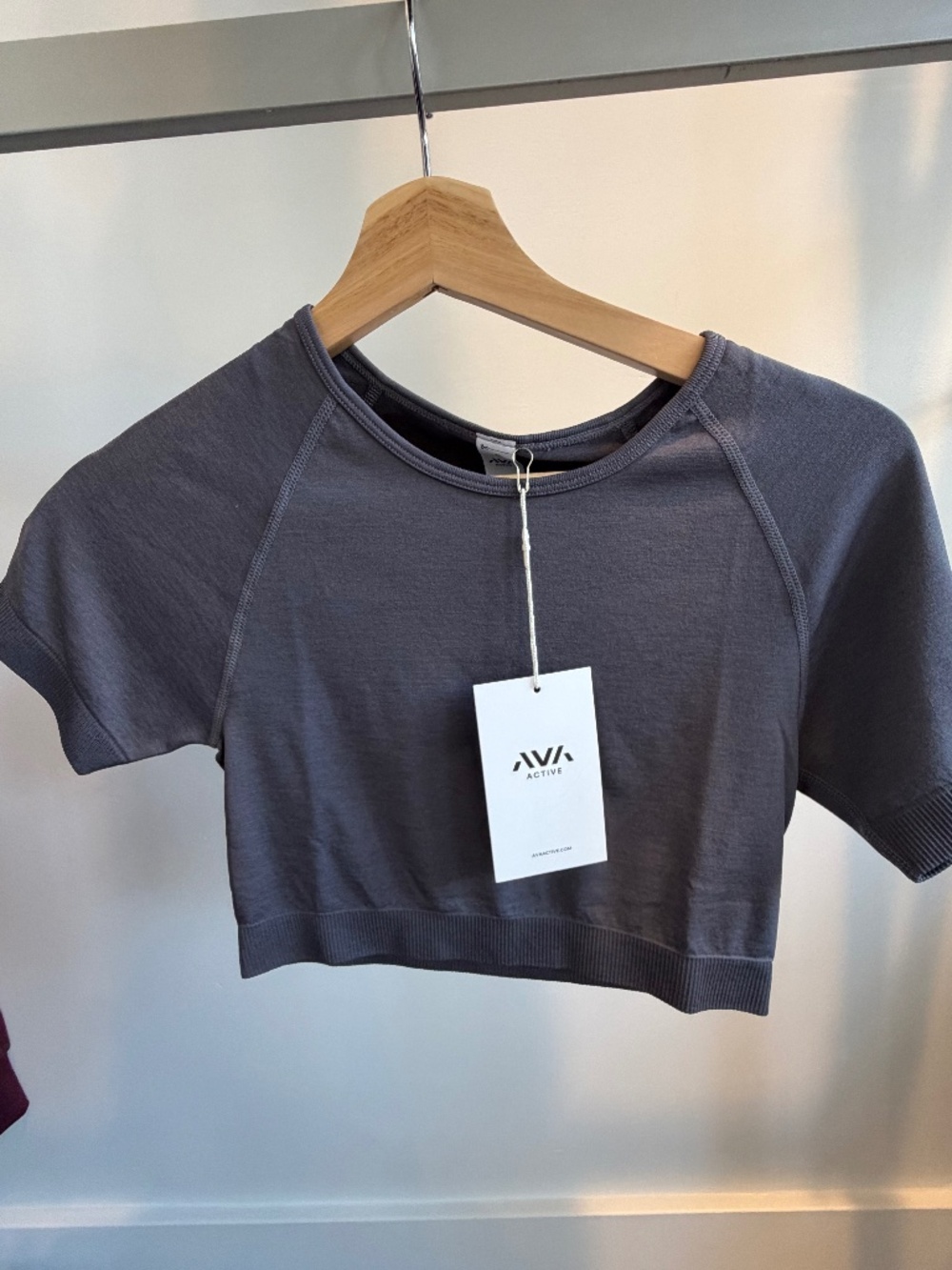 AVA Active AirLite Seamless Crop T-Shirt